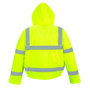 Veste de sécurité haute visibilité, vêtements de travail réfléchissants, gilet pour travaux de construction, travaux routiers, protection industrielle en extérieur - Product Image 3