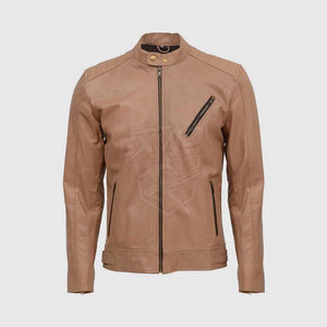 Veste en cuir PU pour homme, style streetwear décontracté, veste d'hiver à bas prix, fabriquée au Pakistan - Product Image 2