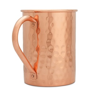 Handmade Hammered <b>Copper</b> <b>Mug</b> Round Vintage Style With Handle Party Drinkware Home Use Metal Tumbler Drink Serving <b>Copper</b> <b>Mug</b> - Product Image 6