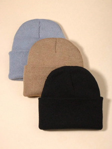 Gorro de Punto Personalizado de Diseño Urbano, Gorro de Pescador de Invierno, Gorros Color Rosa, Gorros con Logotipo Bordado, Gorro de Lana Acrílica - Product Image 6