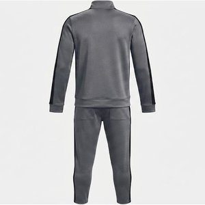 Novedades: Conjunto de Chándal Gris para Hombre con Logotipo Personalizado, de Poliéster, Informal, para Otoño, Transpirable, con Sudadera de Cuello Alto y Pantalones - Product Image 2