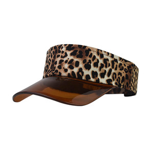 Casquette à visière imprimé léopard, respirante, en polyester, réglable, protection solaire, chapeau tendance pour le printemps et l'été, casquette de baseball - Product Image 2