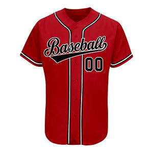 Premium Quality Custom Men's Baseball Jersey Breathable Softball Sportswear for Players <b>Coaches</b> Team Uniform - Product Image 2