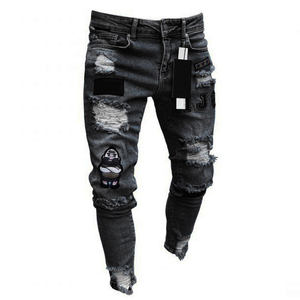 Good Manufacturer Man Baggy Pant Fully Customized Hot Selling top trending New Fashion Custom Design Slim <b>Jeans</b> for Men Skinny g - Product Image 3
