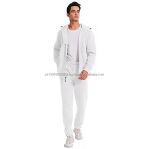 2026 Custom High Quality Heavy Cotton Hoodie and Sweatpants Set Men Puff <b>Printing</b> Men Stack Tracksuits for Men 2026 - Product Image 4