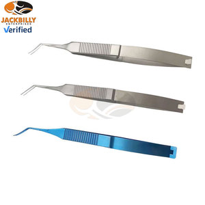 Instruments ophtalmiques en acier inoxydable, forceps manuel Haff pour capsulorhexis, 11,5 cm, haute précision, certifié MOL, certifié CE - Product Image 4