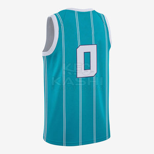 Venta al por Mayor de Camisetas de Baloncesto para Jugadores con Tela Ligera, Absorbente de Humedad y Transpirable, Colores y Tallas Personalizables - Product Image 2
