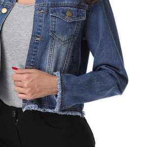Personalized Logo Lightweight Top Trending Women's <b>Denim</b> <b>Jackets</b> High Quality Casual Streetwear Autumn Winter - Product Image 6
