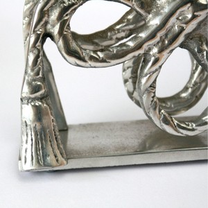 BOWKNOT Beautiful Modern Metal Napkin Holder Free Standing <b>Table</b> Decorative Stand - Product Image 4