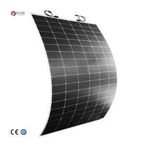 मिबेट लचीले सौर पैनल 160 200w सौर पैनल कोशिकाओं 210 मिमी मोनोक्रिस्टलाइन 5160 वाट सौर पीवी पैनल