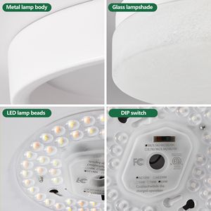 Plafoniera LED a Incasso 24W Rotonda 12 Pollici a Basso Profilo per Camera da Letto, Soggiorno, Sala da Pranzo - Product Image 6