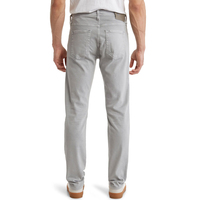 Celana Jeans Pria Abu-Abu Muda Model Straight Leg Kasual dengan Kancing dan Ritsleting
