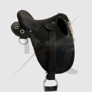 Professional Australian Dressage <b>Saddle</b> English Style Genuine Leather Durable Deep Seat Trail Riding Comfortable <b>Saddle</b> <b>Cover</b> - Product Image 3