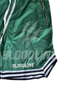 Shorts Bermuda en PU pour Homme BLOODLINE, Taille Mi-Haute, Fermeture Élastique, Motif Camouflage, Décontracté, Respirant, Short de Sport - Product Image 4