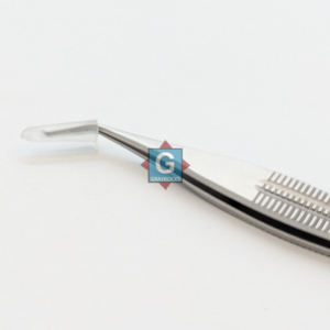 Pince de ligature microchirurgicale ophtalmique Castroviejo en acier inoxydable, 0,5 mm, manuelle, certifiée CE, la plus vendue - Product Image 6
