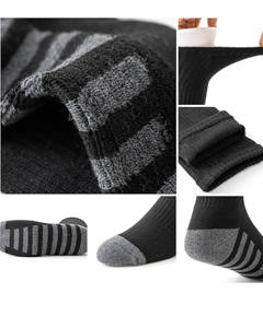 Premium Thermal <b>Men's</b> Winter Ankle Dress <b>Socks</b> Ultra Warm Eco-Friendly <b>Soft</b> Breathable Durable Cartoon Pattern Sports Use Quick - Product Image 2
