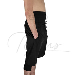 Pantalones Cortos Deportivos Casuales Musulmanes Awrah para Hombre, de Alta Calidad, Cintura Elástica, Sólidos, Transpirables, para Entrenamiento, Modestos, Hasta la Rodilla - Product Image 2