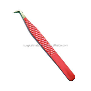 Pince à épiler professionnelle et ergonomique en acier inoxydable pour cils, avec embouts en fibre confortables, modèle FLTRT 170, facile à utiliser - Product Image 2