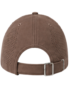 <b>Coffee</b> Brown Breathable Sports Baseball Cap Adjustable Strap Lightweight Quick Dry Outdoor Running Gym Casual Hat Premium - Product Image 3