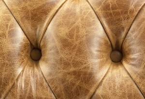 Vintage 3 Seater Chesterfield <b>Sofa</b> in Genuine Leather with Quilted Design Rolled Arms Solid Wood Base Luxury Lounge Furniture - Product Image 2