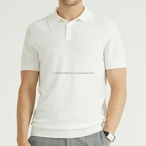 Camiseta de Golf Personalizada para Hombre 2025, Alta Calidad, 100% Algodón, Diseño Único, Verano, Manga Corta, Color Sólido, Jersey Liso para Polo - Product Image 2