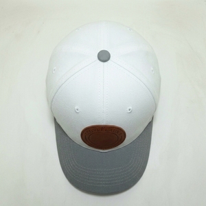 Casquette de baseball personnalisée à 6 panneaux bicolore, visière incurvée, patch rond, OEM ODM, marque privée, vente en gros, faible MOQ - Product Image 3