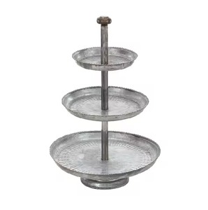 Support à gâteau en métal de haute qualité, présentoir à gâteau, plateau de service pour desserts, décoration de table - Product Image 2