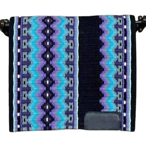 Almohadilla de sillín occidental tejida de lana Maya duradera hecha a mano para montar a caballo para eventos de rodeo y espectáculos - Product Image 1