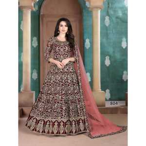 ชุดพรหมชุดปาร์ตี้ออกแบบรวมถึงชุดด้านล่างและ dupatta - Product Image 6