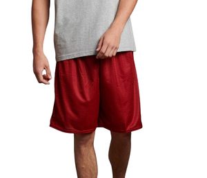 Pantalones Cortos de Baloncesto de Malla Estilo 2026 con Logotipo Personalizado Bordado y Franjas de Ribete Personalizadas para Hombre, Pantalones Cortos de Béisbol de Malla - Product Image 1