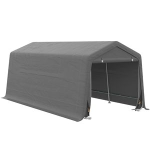 Tettoia Portatile 20x10ft per Auto, Resistente, con Copertura Anti-UV, Porta con Doppia Cerniera, Stile Semplice, Tipo Garage - Product Image 1