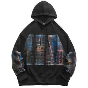 Sweat-shirts pour hommes à la mode, écologiques, imperméables, doublés, à manches longues, de haute qualité, avec logo personnalisé, en polyester/rayonne - Product Image 2