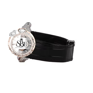 Montre automatique personnalisable en moissanite, luxe, mode, acier inoxydable, quartz, cristal saphir, cadran carré 41 mm, unisexe, mouvement ETA - Product Image 3