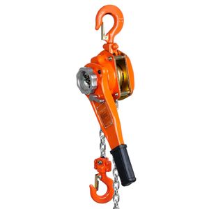 Hand-Operated 5ft Length Chain Lift <b>Hoist</b> 1650 Lbs Load Capacity G80 Zinc-Coated Steel Dual-Pawl Brake System Automatic Chain - Product Image 6