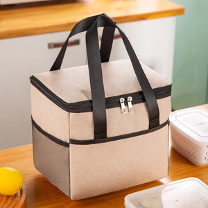 Bolsa Térmica Versátil con Textura Heather, de Alto Rendimiento, con Cierres Industriales y Almacenamiento Lateral Seguro - Product Image 1