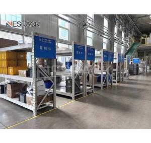 Rayonnage à palettes multi-niveaux, rayonnage robuste, stockage d'entrepôt, certifié CE ISO ROHS - Product Image 5