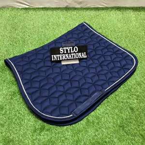 Sous-selle pour cheval, doublure en polaire équestre, style saut d'obstacles, broderie personnalisée LOGO, couleurs assorties, tout usage - Product Image 6