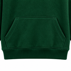 Sudadera con Capucha para Hombre, Verde Navideño, con Logotipo Bordado en la Parte Delantera, Diseño de Árbol y Copo de Nieve, Forro Polar, Informal, para Invierno, Ropa de Calle, Moda - Product Image 4