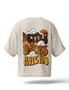 Camiseta Oversize Lisa con Hombros Caídos y Estampado Gráfico - Compra Camisetas de Algodón Grueso de Alta Calidad para Hombre - Product Image 3