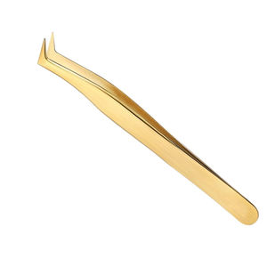 แหนบต่อขนตา สแตนเลส อุปกรณ์เสริมความงาม สำหรับร้านเสริมสวย โรงเรียนสอนต่อขนตา และฝึกหัดที่บ้าน - Product Image 3