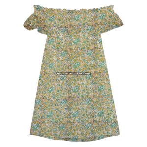 Nouvelle Robe d'été sexy pour femme, imprimée à la main, à épaules dénudées, collection tendance - Product Image 3