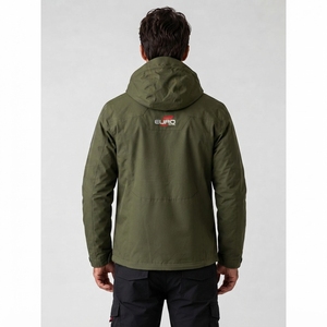 Outdoor Design Windbreaker <b>jacket</b> for Men With OEM Customized Hooded <b>Canvas</b> Men's Waterproof Windbreaker <b>Jacket</b>-Lightweight - Product Image 2