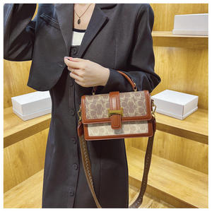 Bolsos de Mano de Diseño para Mujer, Bolso de Hombro y Bandolera de Lujo en Cuero PU con Contraste de Moda, Sac à Main - Product Image 6