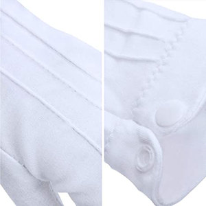 <b>White</b> 100% Cotton Women's <b>Gloves</b> for Sports Outdoor & <b>Ski</b> Use-Quick Dry - Product Image 3