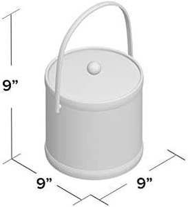 <b>Ice</b> <b>Bucket</b> with Bale Handle Lucite Cover Stylish Barware for Home Parties - Product Image 2