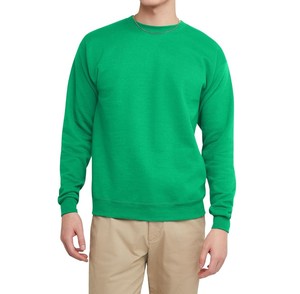 Sweat-shirt à col rond pour homme, bleu royal, coupe ample, couleur unie, décontracté, en coton tricoté, pour le printemps, broderie numérique - Product Image 6