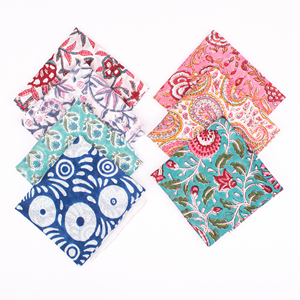 Bandana 100% coton doux pur Mulmul, unisexe, imprimé à la main, respirant, écologique, durable, en coton biologique, foulards pour la tête - Product Image 6