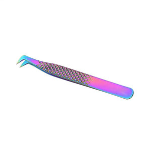 Pince à épiler pour extensions de cils en acier inoxydable de haute qualité, durable et légère, marque privée - Product Image 1