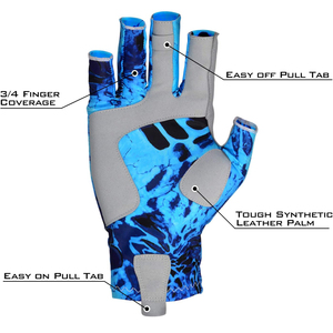 Guantes de Pesca Profesionales de Alta Calidad, Cómodos, de Poliéster, Antideslizantes e Impermeables para Exteriores, Diferentes Tallas para Todos, Más Vendidos - Product Image 3
