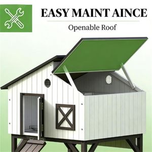 Nido Rialzato per Conigli e Pollaio, Gabbia per Piccoli Animali, Pratica e Conveniente - Product Image 3